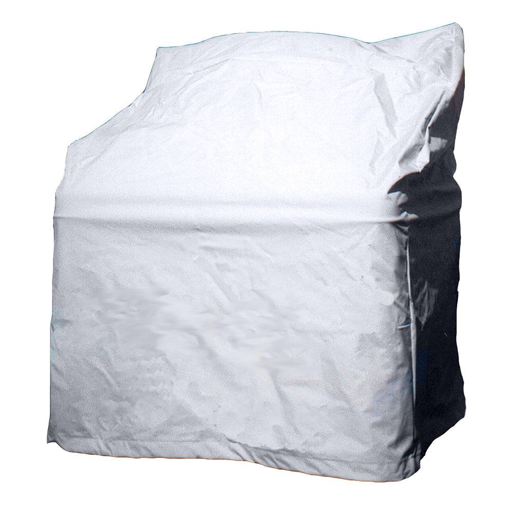 Taylor Made Medium Center Console Cover - Vinyl White [40410] - Twin Screws Marine Service