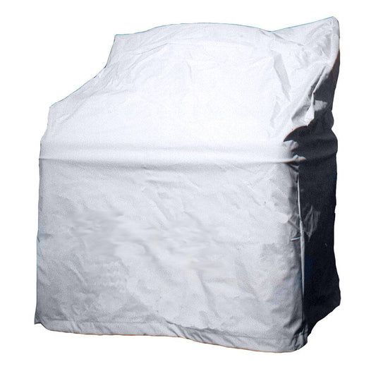 Taylor Made Medium Center Console Cover - Vinyl White [40410] - Twin Screws Marine Service