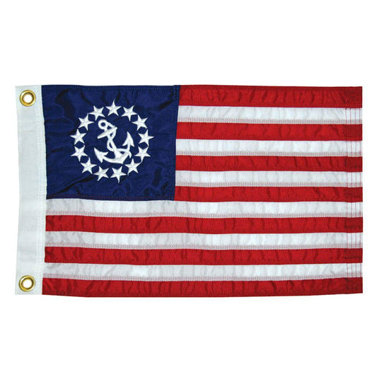 Taylor Made 12" x 18" Deluxe Sewn US Yacht Ensign Flag [8118] - Twin Screws Marine Service