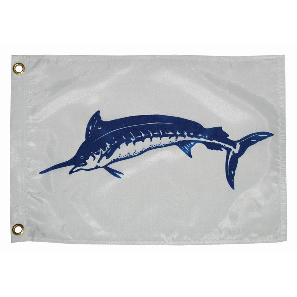 Taylor Made 12" x 18"  Blue Marlin Flag [2918] - Twin Screws Marine Service