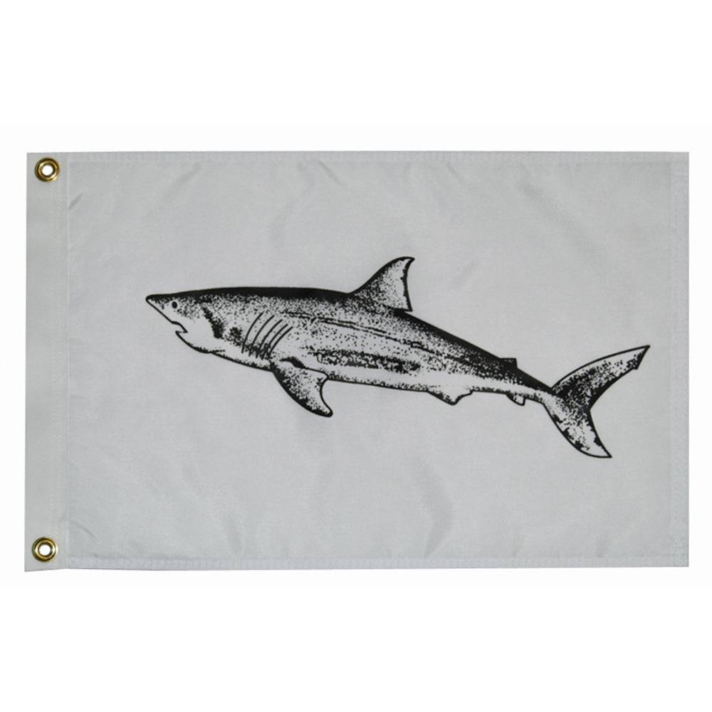 Taylor Made 12" x 18" Shark Flag [3218] - Twin Screws Marine Service