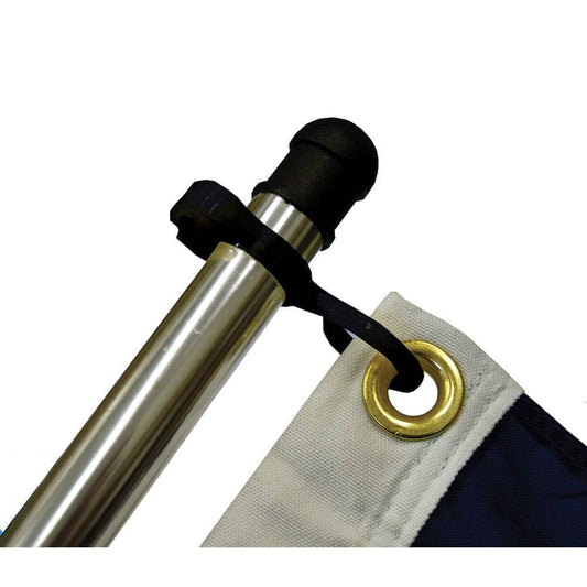 Taylor Made Charlevoix Flag Clip - One-Piece Fits 3/4" Pole [57926] - Twin Screws Marine Service