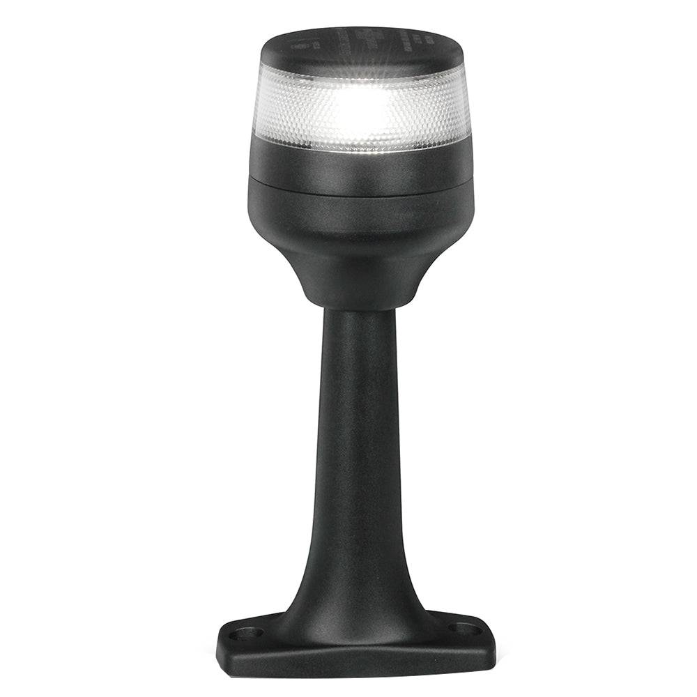 Hella Marine NaviLED 360 Compact All Round Lamp - 2nm - 6" Fixed Mount - Black [980960201] - Twin Screws Marine Service