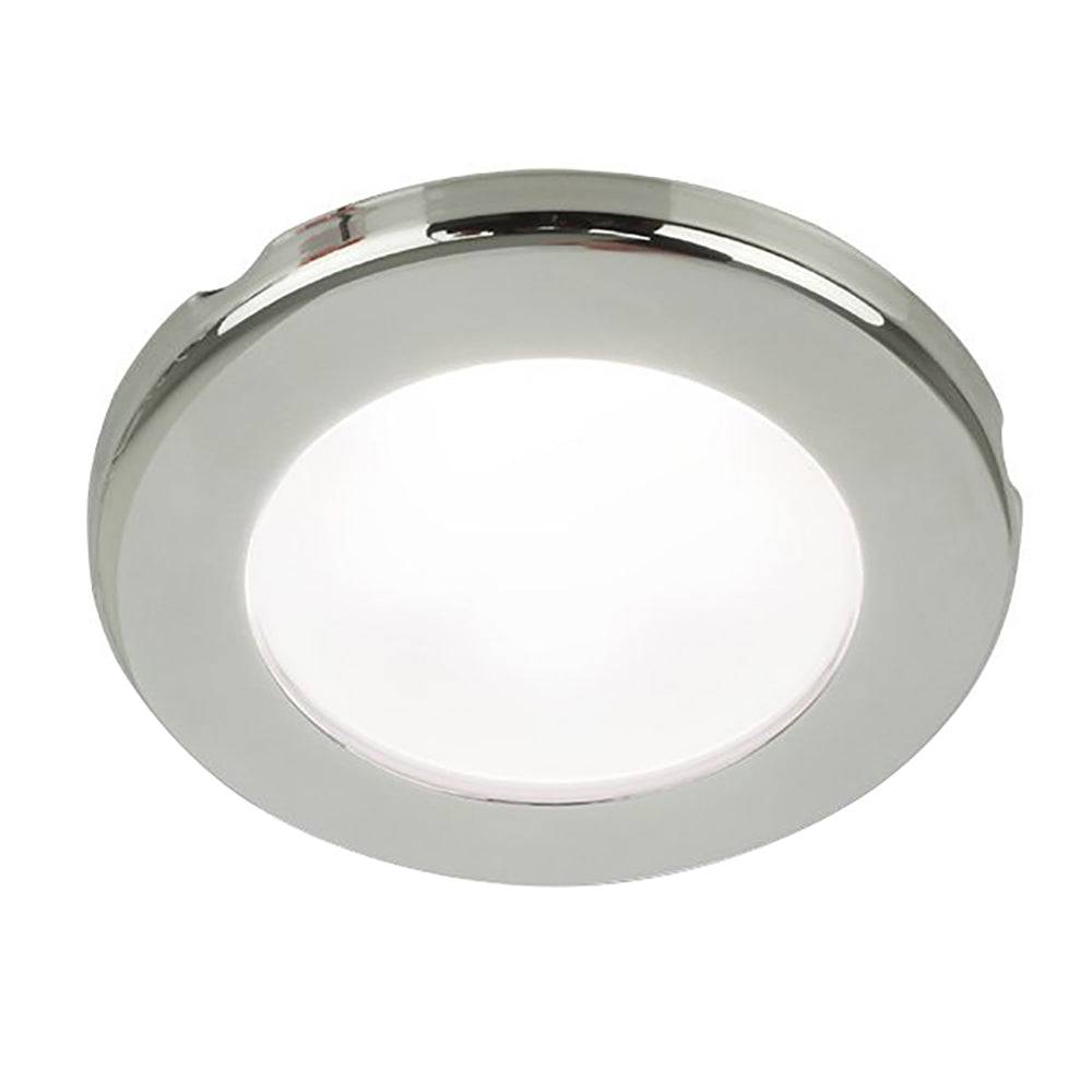 Hella Marine EuroLED 75 3" Round Screw Mount Down Light - White LED - Stainless Steel Rim - 12V [958110021] - Twin Screws Marine Service