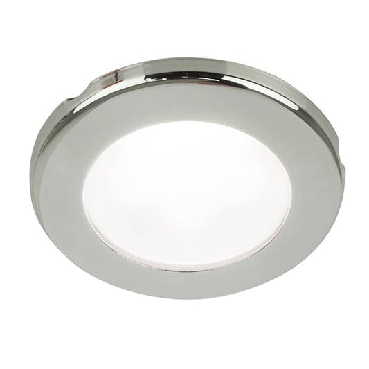 Hella Marine EuroLED 75 3" Round Screw Mount Down Light - White LED - Stainless Steel Rim - 12V [958110021] - Twin Screws Marine Service