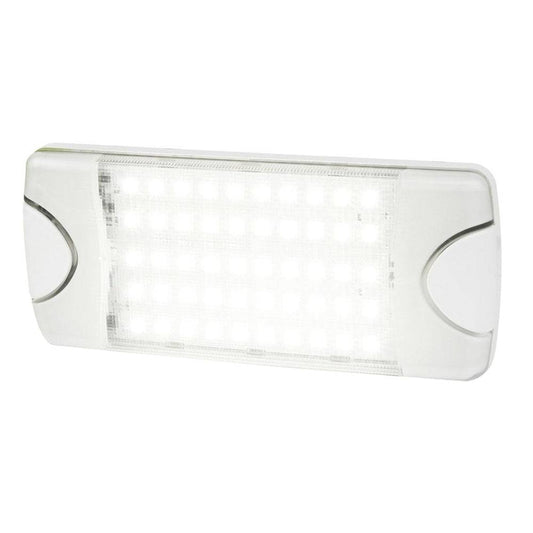 Hella Marine DuraLED 50 Low Profile Interior/Exterior Lamp - White LED Spreader Beam [980629001] - Twin Screws Marine Service