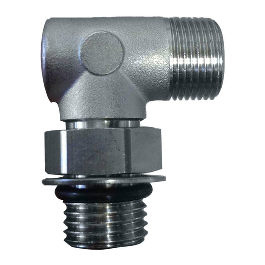 Uflex90 Adjustable Fitting f/Back of UP Series Helms ORB 6 to 3/8" COMP [AF90] - Twin Screws Marine Service