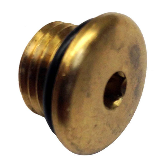 Uflex Brass Plug w/O-Ring for Pumps [71928P] - Twin Screws Marine Service