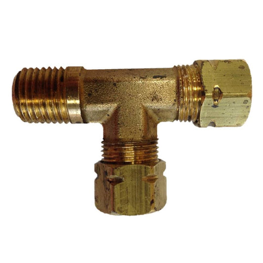 Uflex Male Run T-Fitting - 3/8" x 3/8" Tube x 1/4" NPT [171CA-6-4] - Twin Screws Marine Service