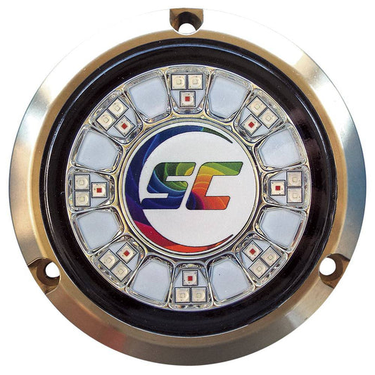 Shadow-Caster SCR-24 Bronze Underwater Light - 24 LEDs - Full Color Changing [SCR-24-CC-BZ-10] - Twin Screws Marine Service