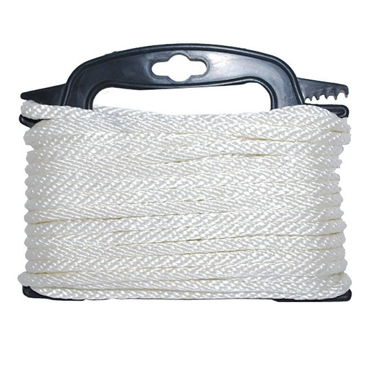 Attwood Braided Nylon Rope - 3/16" x 100' - White [117553-7] - Twin Screws Marine Service