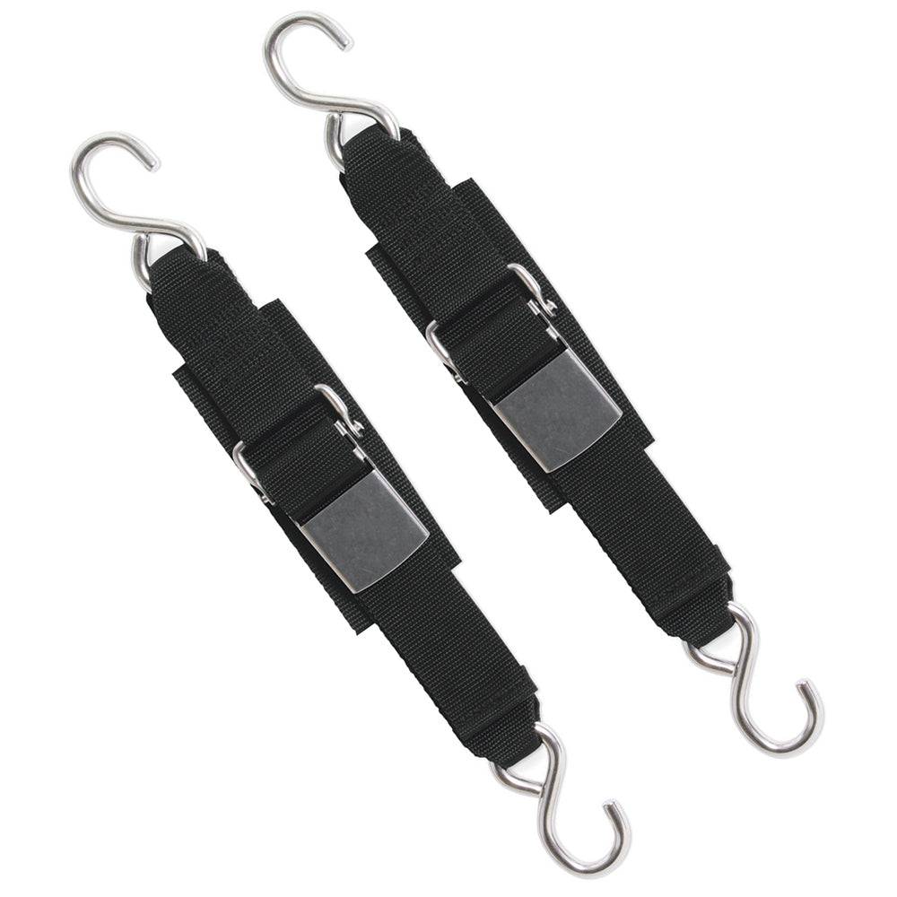 BoatBuckle Stainless Steel Kwik-Lok Transom Tie-Downs [F12066] - Twin Screws Marine Service