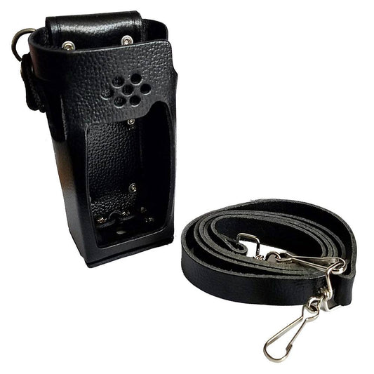 Standard Horizon Leather Case w/Belt Loop  Shoulder Strap [SHC-18] - Twin Screws Marine Service