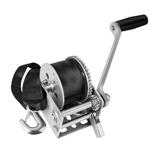 Fulton 900lb Single Speed Winch w/12 Strap f/Personal Watercraft [142006] - Twin Screws Marine Service