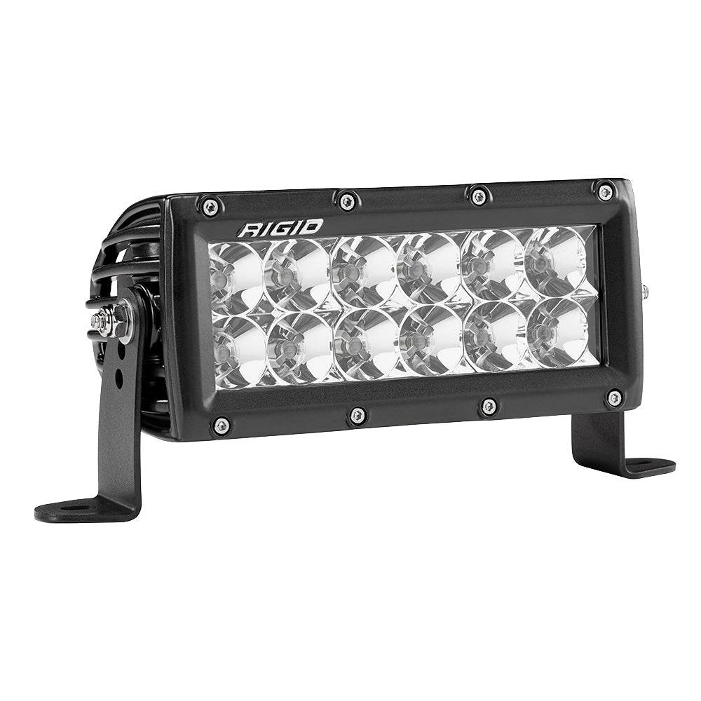 RIGID Industries E-Series PRO 6" Flood LED - Black [106113] - Twin Screws Marine Service