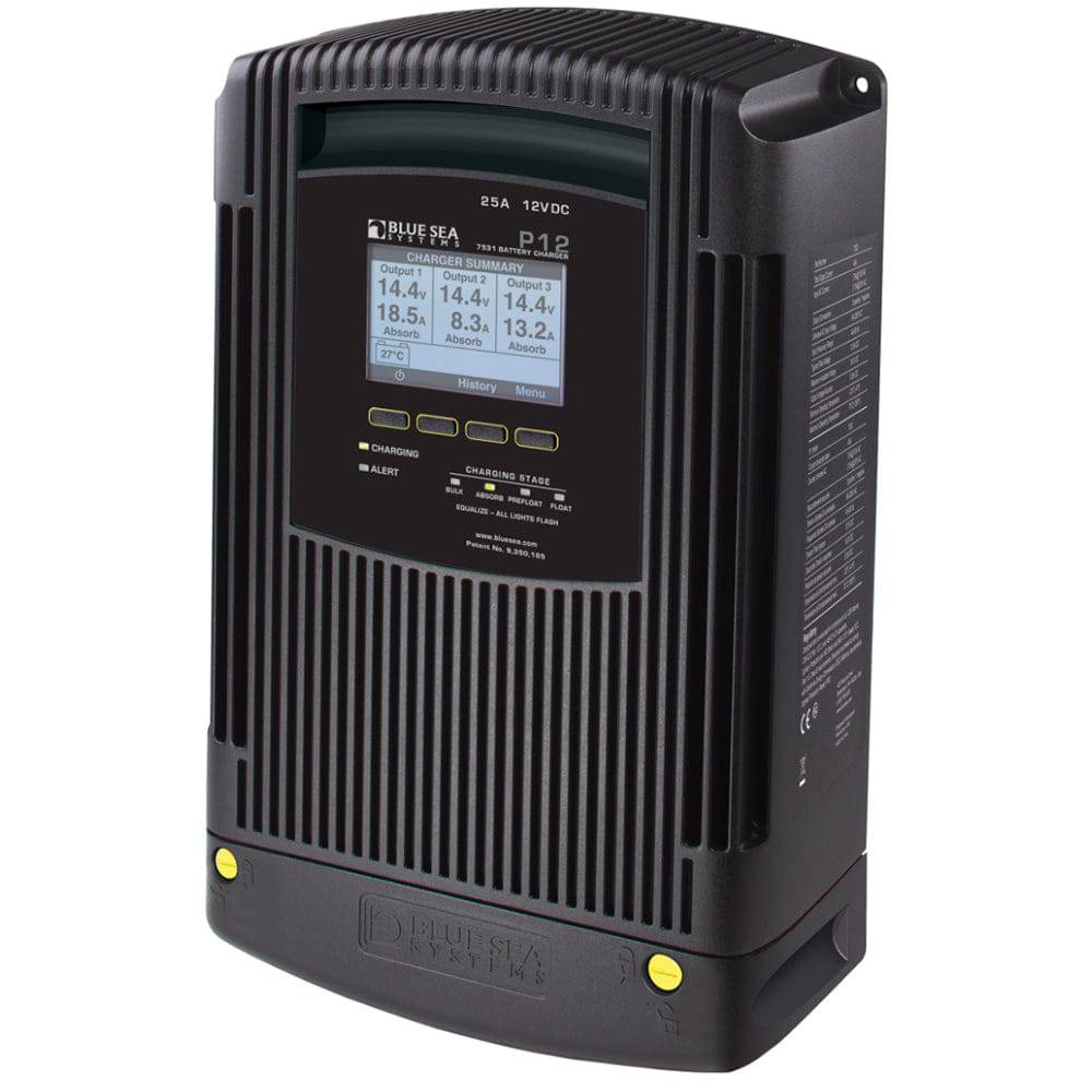 Blue Sea 7531 P12 Battery Charger - 12V DC 25A [7531] - Twin Screws Marine Service