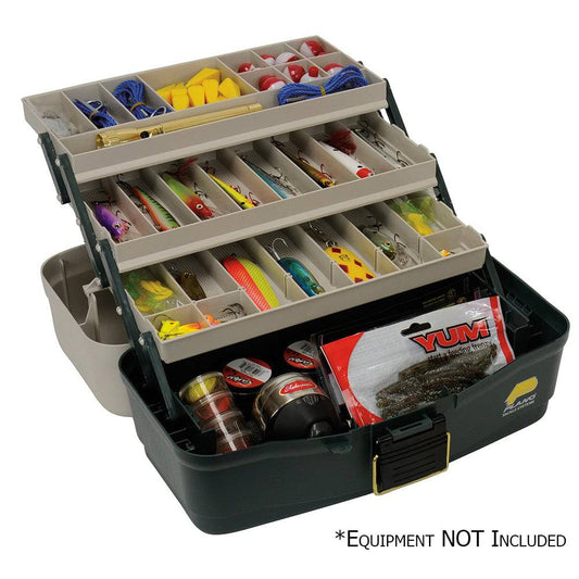 Plano Three-Tray Fixed Compartment Tackle Box [530006] - Twin Screws Marine Service