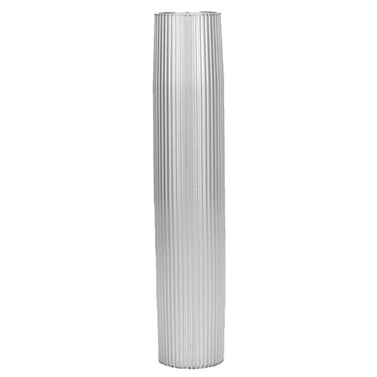 TACO Aluminum Ribbed Table Pedestal - 2-3/8" O.D. - 26" Length [Z60-8266VEL26-2] - Twin Screws Marine Service