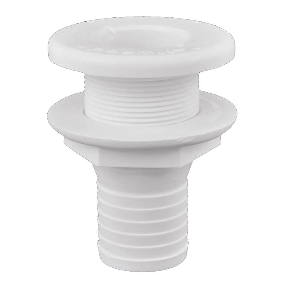Attwood Plastic Thru-Hull Fitting - 1-1/2" - White [3875-3] - Twin Screws Marine Service