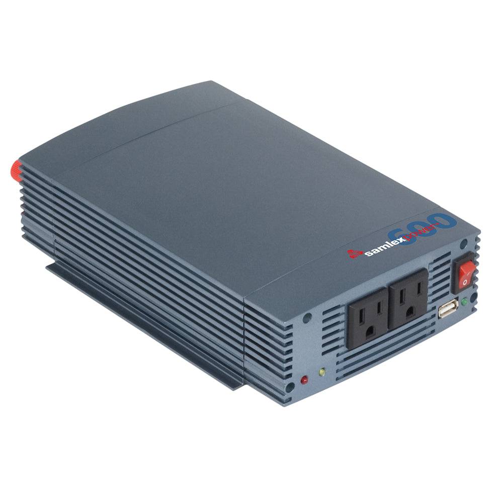 Samlex 600W Pure Sine Wave Inverter - 12V w/USB Charging Port [SSW-600-12A] - Twin Screws Marine Service