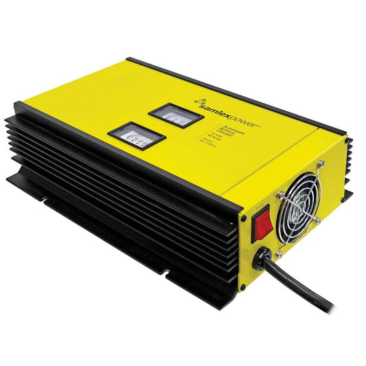 Samlex 80A Battery Charger - 12V - 2-Bank - 3-Stage w/Dip Switch  Lugs - Includes Temp Sensor [SEC-1280UL] - Twin Screws Marine Service