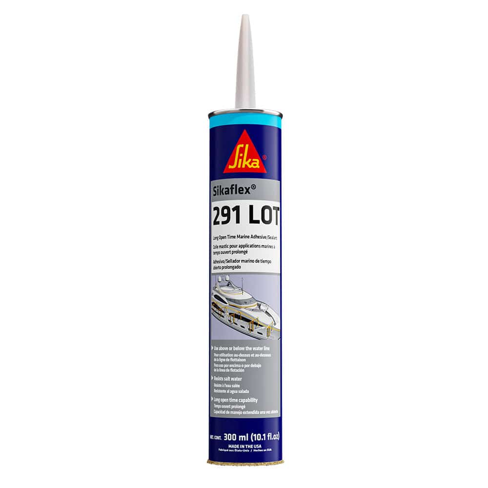 Sika Sikaflex 291 LOT Slow Cure Adhesive  Sealant 10.3oz(300ml) Cartridge - White [90925] - Twin Screws Marine Service