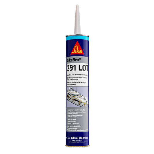 Sika Sikaflex 291 LOT Slow Cure Adhesive  Sealant 10.3oz(300ml) Cartridge - Black [90927] - Twin Screws Marine Service