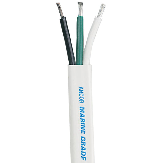 Ancor White Triplex Cable - 14/3 AWG - 500 [131550] - Twin Screws Marine Service