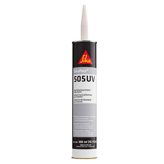 Sika Sikaflex 505UV High Performance Exterior Grade Sealant - 10.3oz(300ml) Cartridge - White [188024] - Twin Screws Marine Service