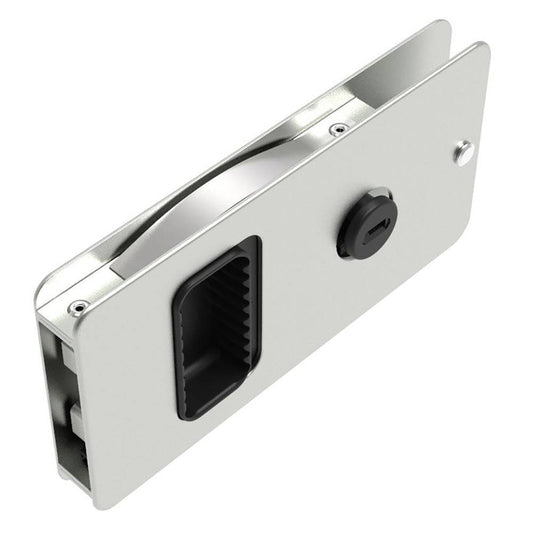 Southco Flush Sliding Door Latch - Square - Aluminum [MF-01-110-60] - Twin Screws Marine Service