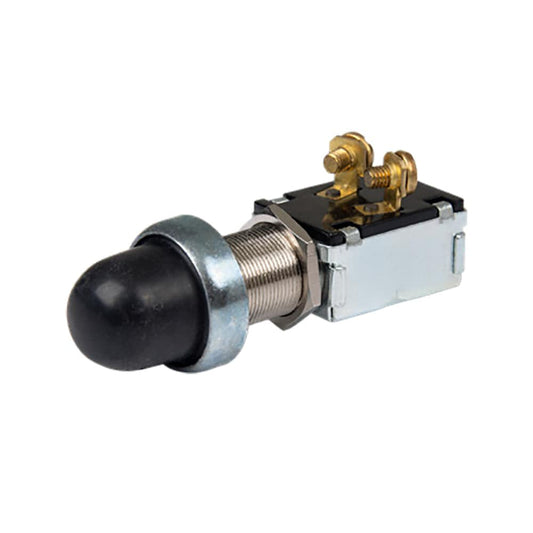 BEP 2-Position SPST Moisture Sealed Push Button Switch - OFF/(ON) [1001503] - Twin Screws Marine Service