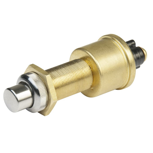 BEP 2-Position SPST Heavy-Duty Push Button Switch - OFF/(ON) - 35 Amp [1001504] - Twin Screws Marine Service