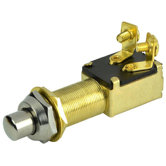 BEP 2-Position SPST Recessed Push Button Switch - OFF/(ON) [1001507] - Twin Screws Marine Service