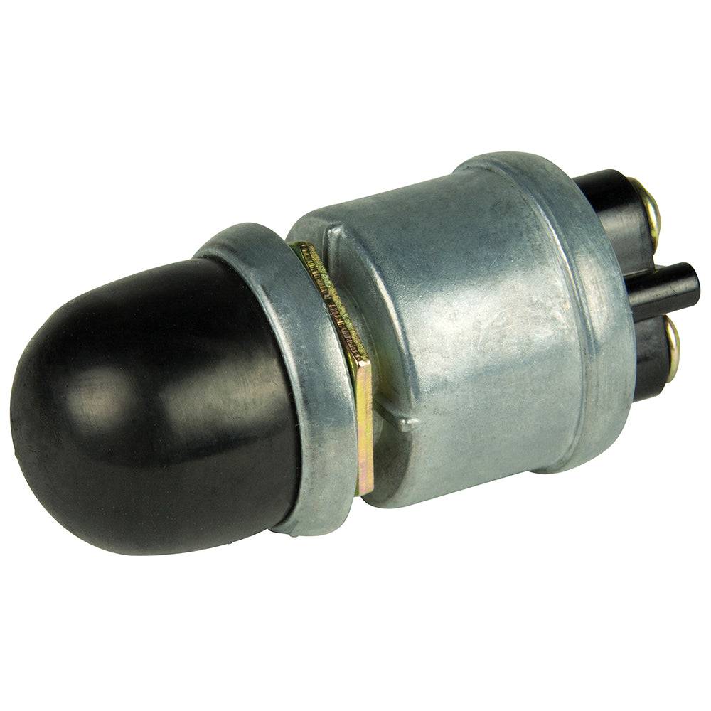 BEP 2-Position SPST Heavy-Duty Push Button Switch w/Cover - OFF/(ON) - 35 Amp [1001508] - Twin Screws Marine Service