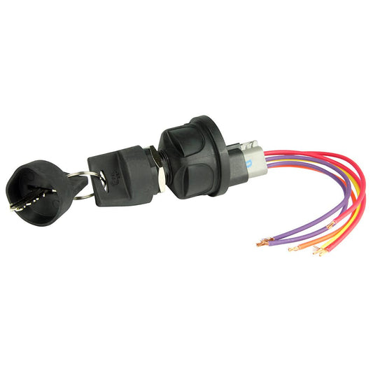 BEP 4-Position Sealed Nylon Ignition Switch - Accessory/OFF/Ignition  Accessory/Start [1001603] - Twin Screws Marine Service
