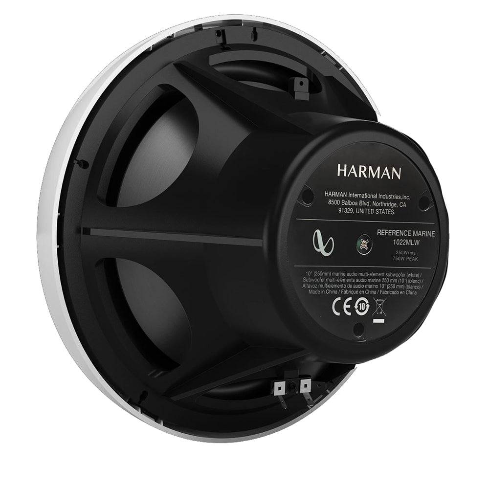 Infinity 10" Marine RGB Reference Series Subwoofer - White [INF1022MLW] - Twin Screws Marine Service