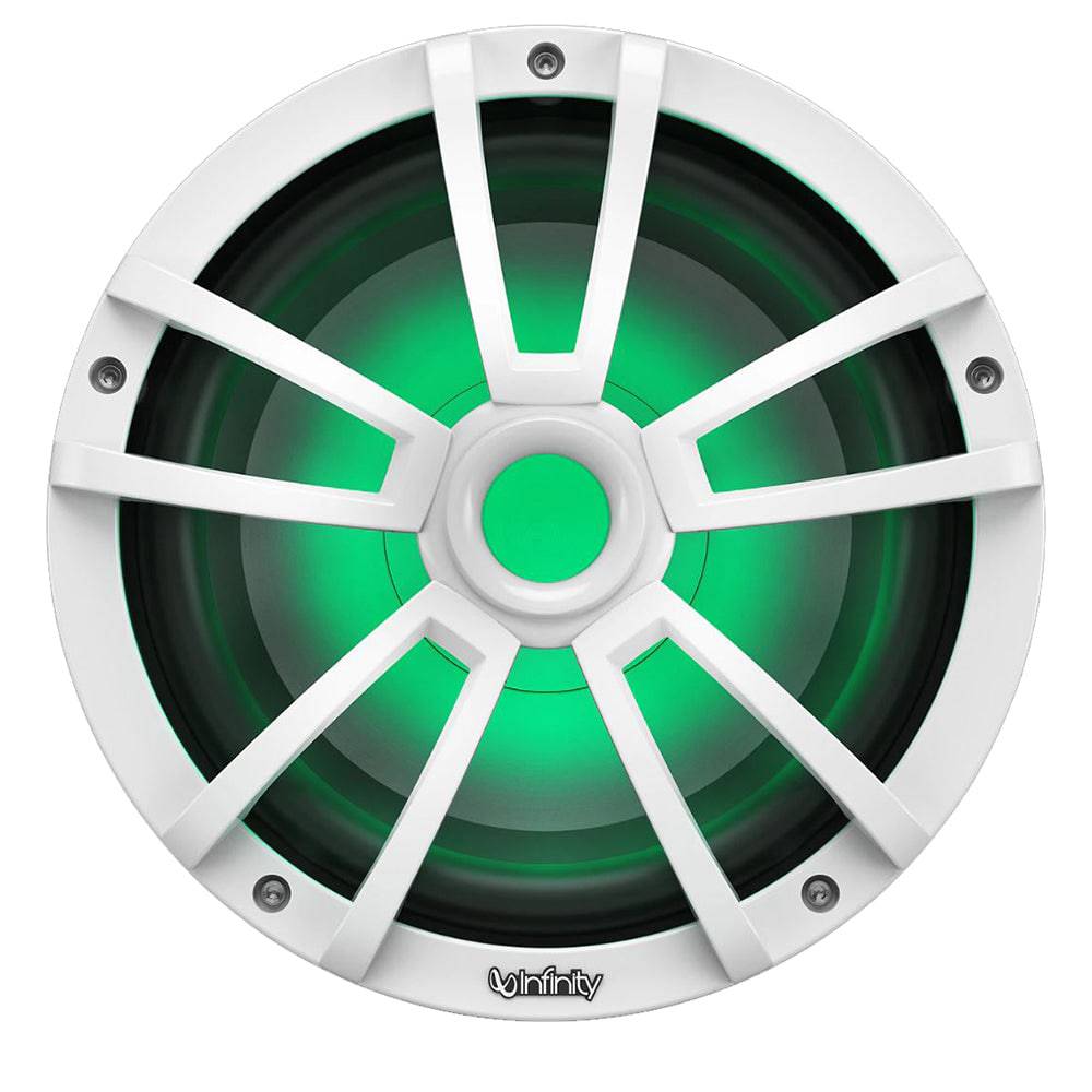 Infinity 10" Marine RGB Reference Series Subwoofer - White [INF1022MLW] - Twin Screws Marine Service