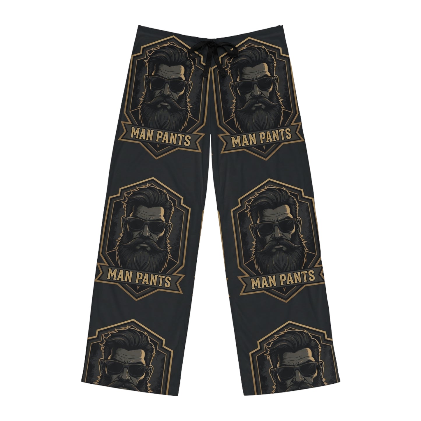 Men's 'Man Pants' Graphic Pajama Pants — Beard & Sunglasses Lounge Sleepwear