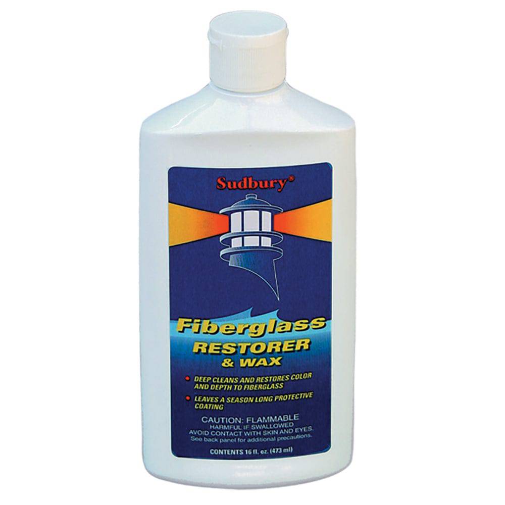 Sudbury One Step Fiberglass Restorer  Wax - 16oz Liquid [413] - Twin Screws Marine Service