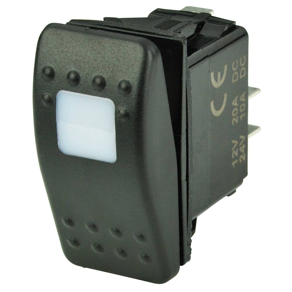 BEP SPST Contura Switch - 1-Amber LED - OFF/ON [1001801] - Twin Screws Marine Service