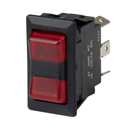 BEP SPDT Rocker Switch - 2-LEDs - 12V/24V - ON/OFF/ON [1001715] - Twin Screws Marine Service