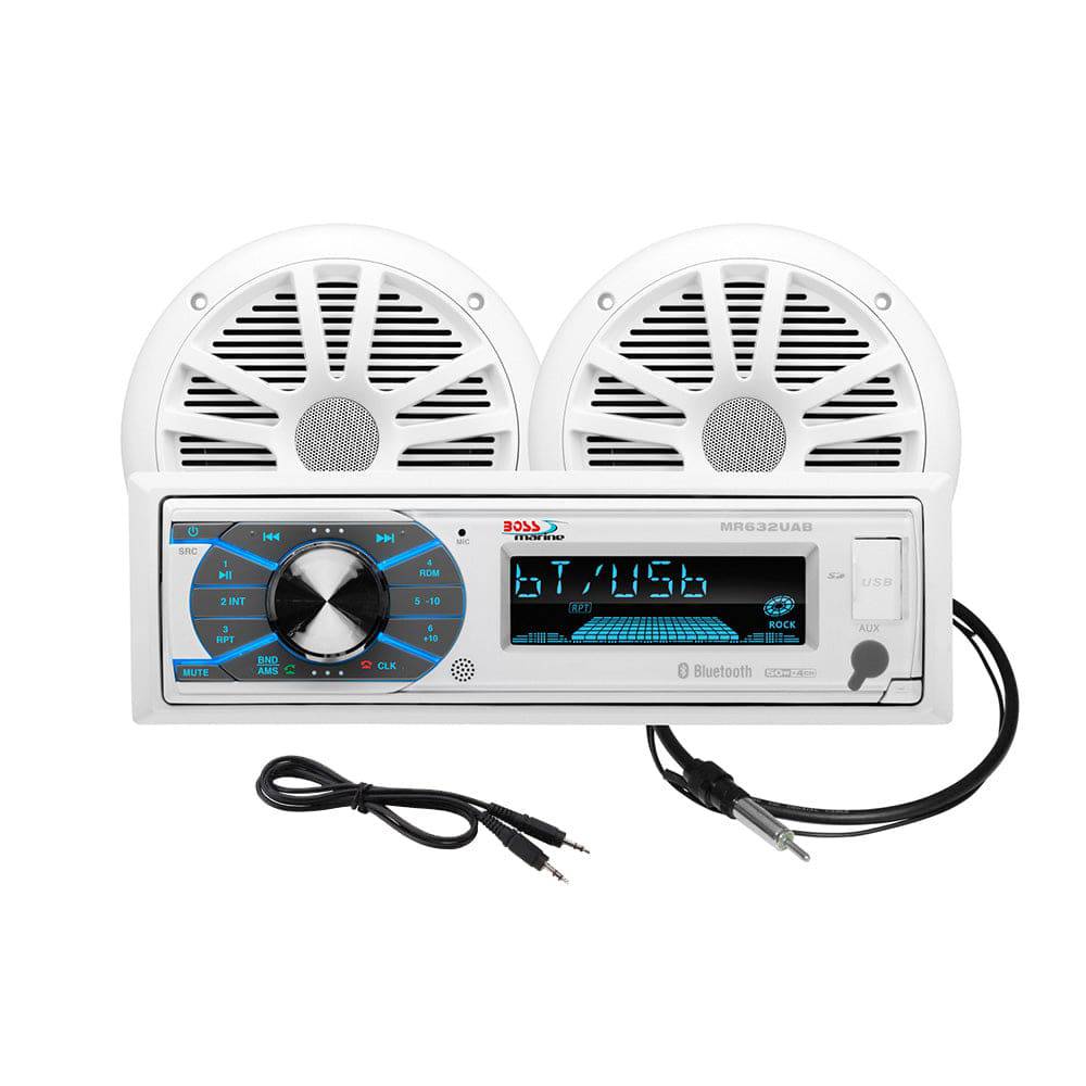 Boss Audio MCK632WB.6 Marine Stereo  6.5" Speaker Kit - White [MCK632WB.6] - Twin Screws Marine Service
