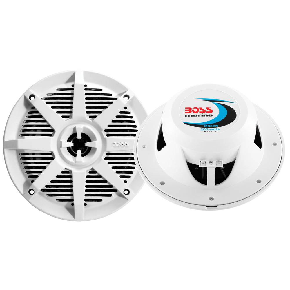 Boss Audio 6.5" MR62W Speaker - White - 200W [MR62W] - Twin Screws Marine Service