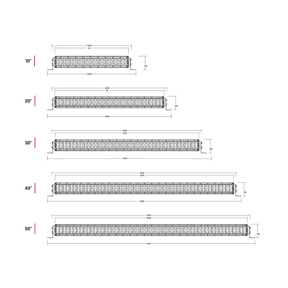 RIGID Industries RDS-Series PRO 54" - Spot LED - White [876213] - Twin Screws Marine Service