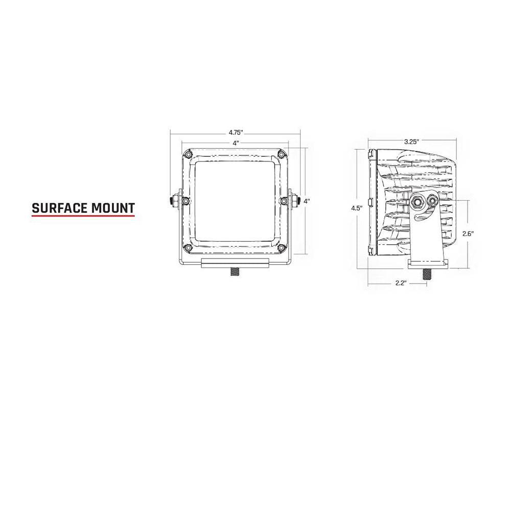 RIGID Industries D-XL PRO - Specter-Driving LED - Pair - Black [322613] - Twin Screws Marine Service