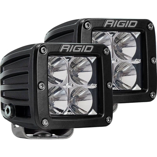 RIGID Industries D-Series PRO Hybrid-Flood LED - Pair - Black [202113] - Twin Screws Marine Service