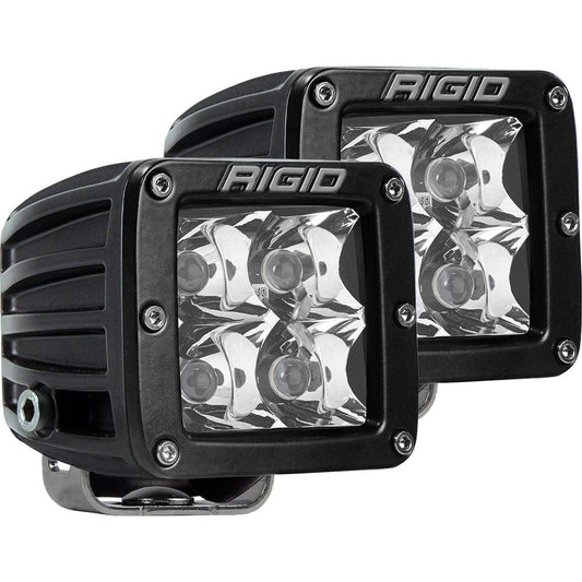 RIGID Industries D-Series PRO Hybrid-Spot LED - Pair - Black [202213] - Twin Screws Marine Service