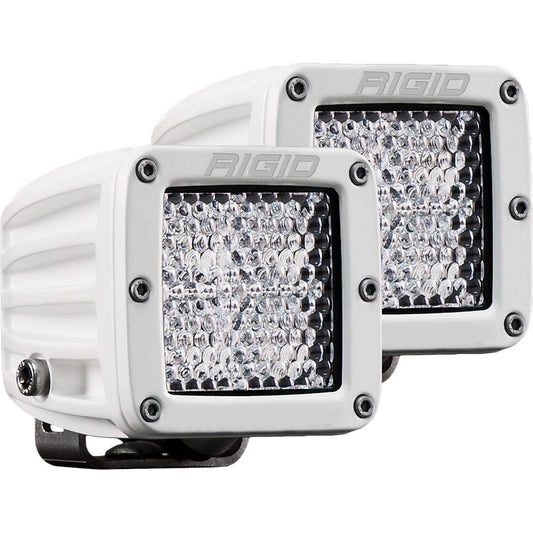 RIGID Industries D-Series PRO Hybrid-Diffused LED - Pair - White [602513] - Twin Screws Marine Service