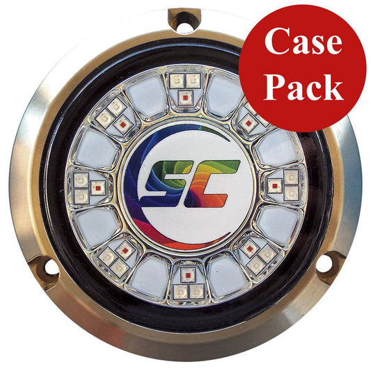 Shadow- Caster SCR-24 Bronze Underwater Light - 24 LEDs - Full Color Changing - *Case of 4* [SCR-24-CC-BZ-10CASE] - Twin Screws Marine Service