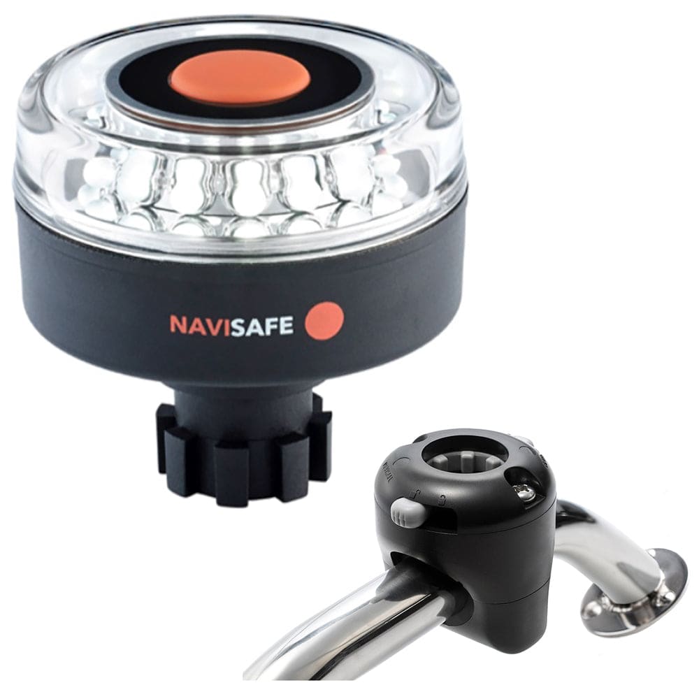 Navisafe Navilight 360 2NM w/Navibolt Base  Rail Mount - Black [042KIT] - Twin Screws Marine Service